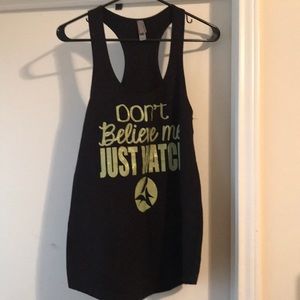 WOMENS - Don’t believe me just watch tank It Works